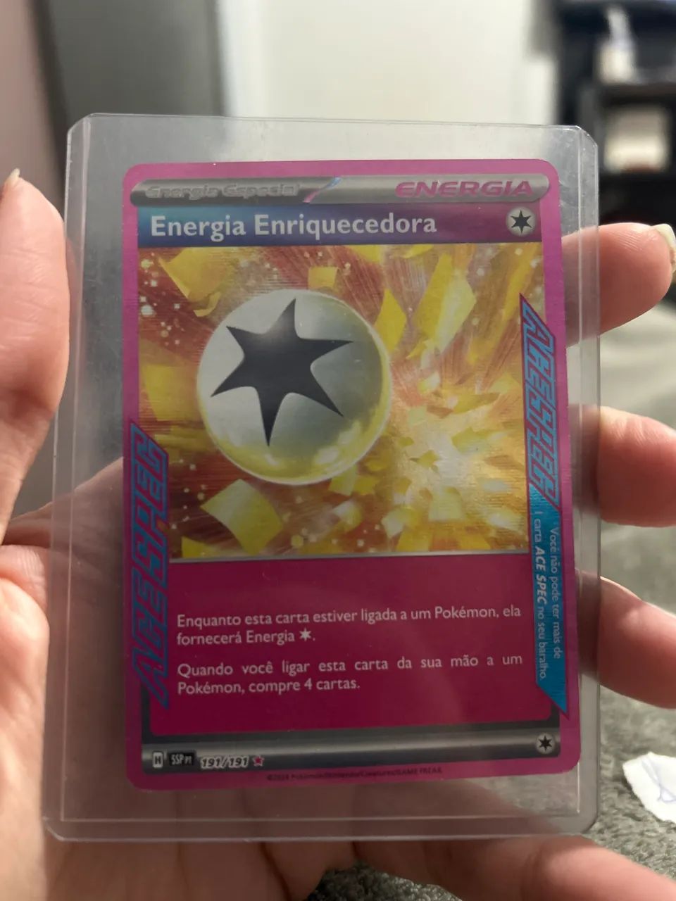 Carta Pokémon Energia Enriquecedora 