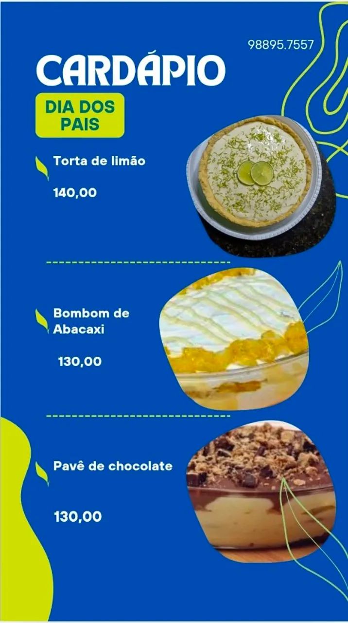 Cardápio dia dos pais  - Foto 4
