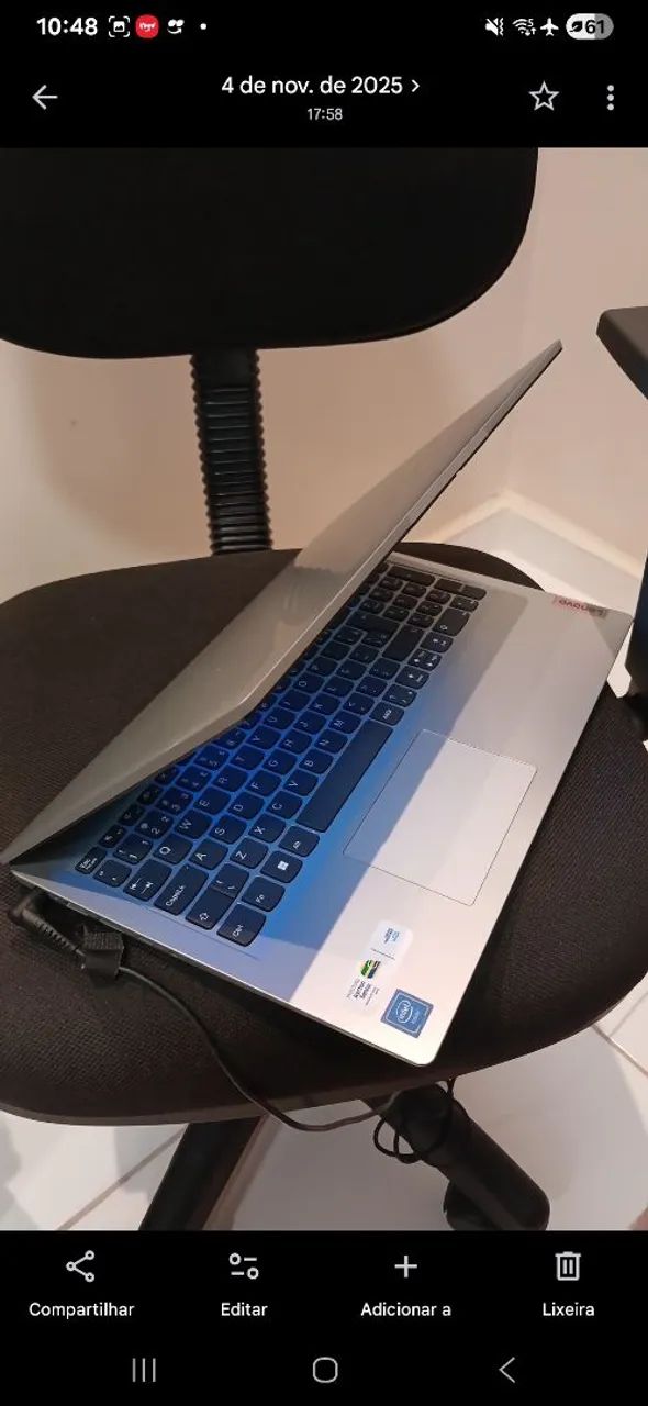 Notebook Lenovo Cel 4gb 128gb - Foto 3