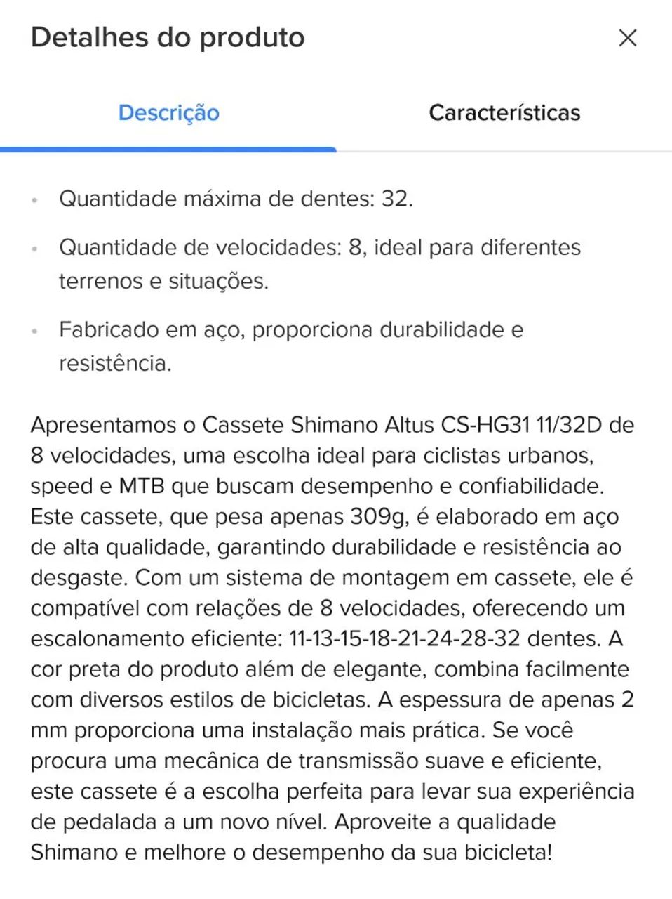 K7 Shimano 8v 11-32 - Foto 3