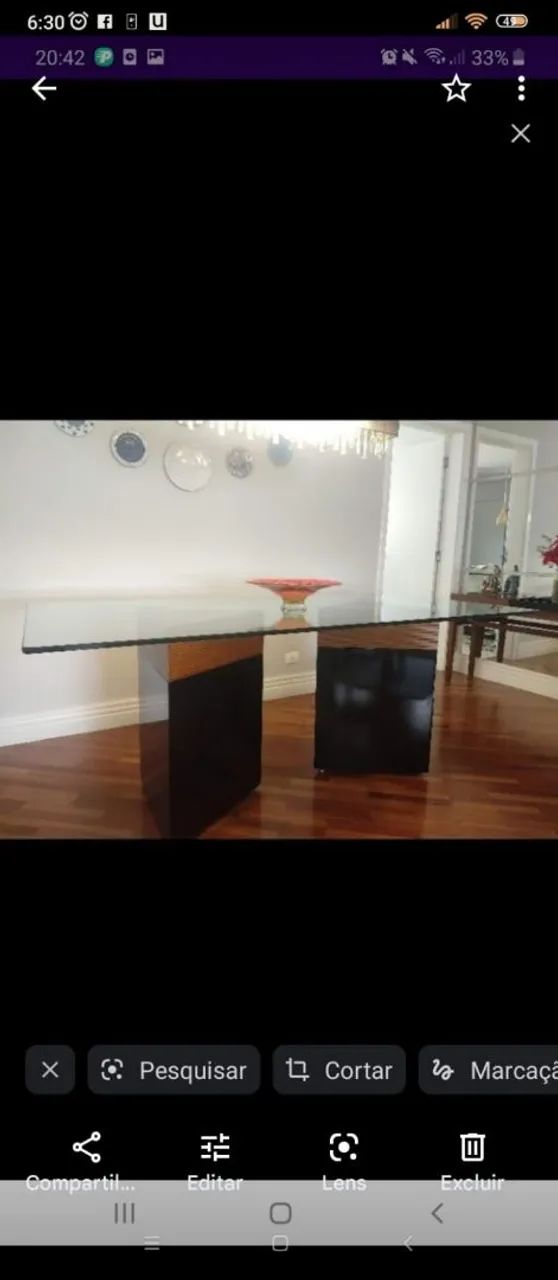 IMPERDÍVEL! MESA COM 6 CADEIRAS  - Foto 2