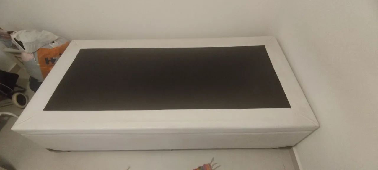 CAMA BOX COM BAÚ SOLTEIRO COM COLCHÃO DE SOLTEIRO  - Foto 4