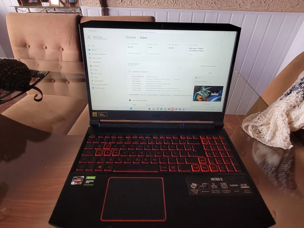 Notebook Acer Nitro  5 - Foto 4