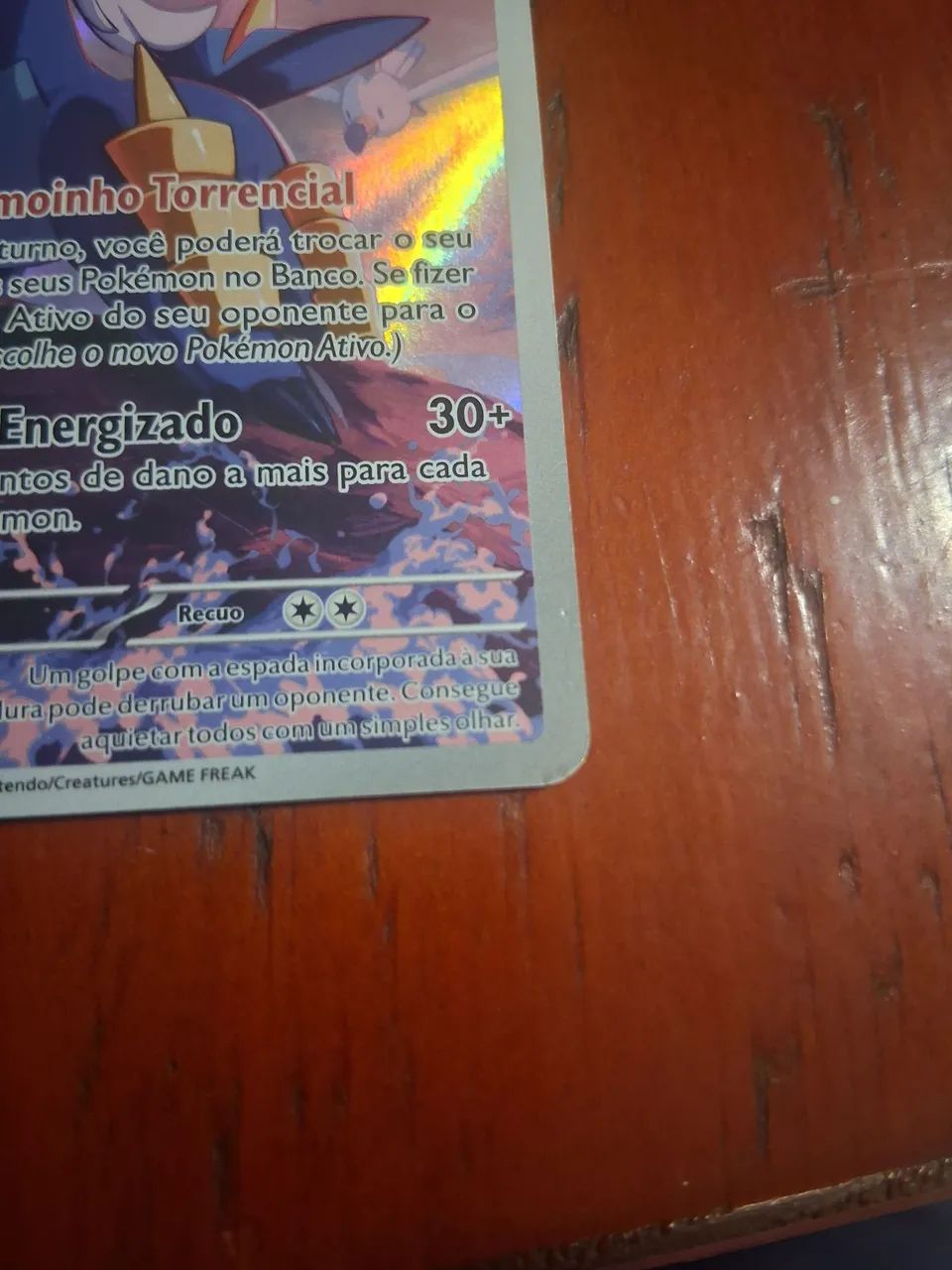 Carta Samurott 107/086 ilustração rara - SP pouco usada - Foto 3