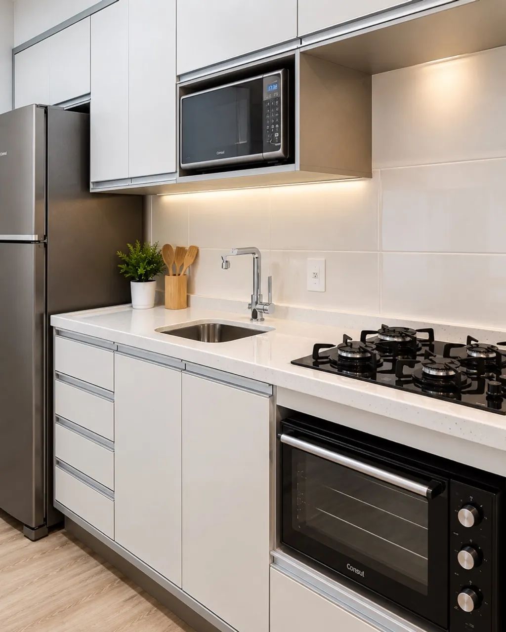 Cozinha planejada 2,80m 100% MDF - Foto 2