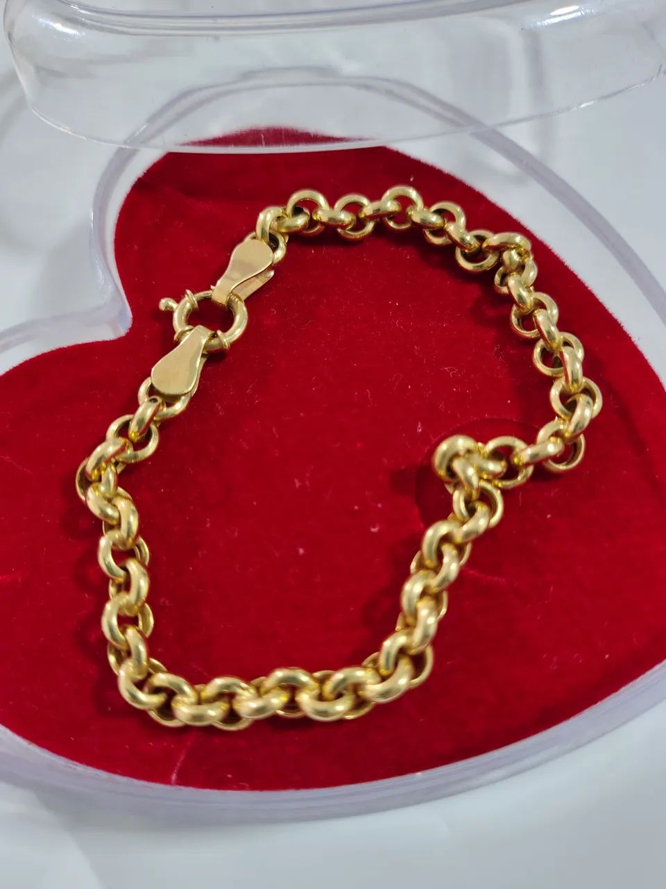  pulseira de ouro 18k - Foto 2
