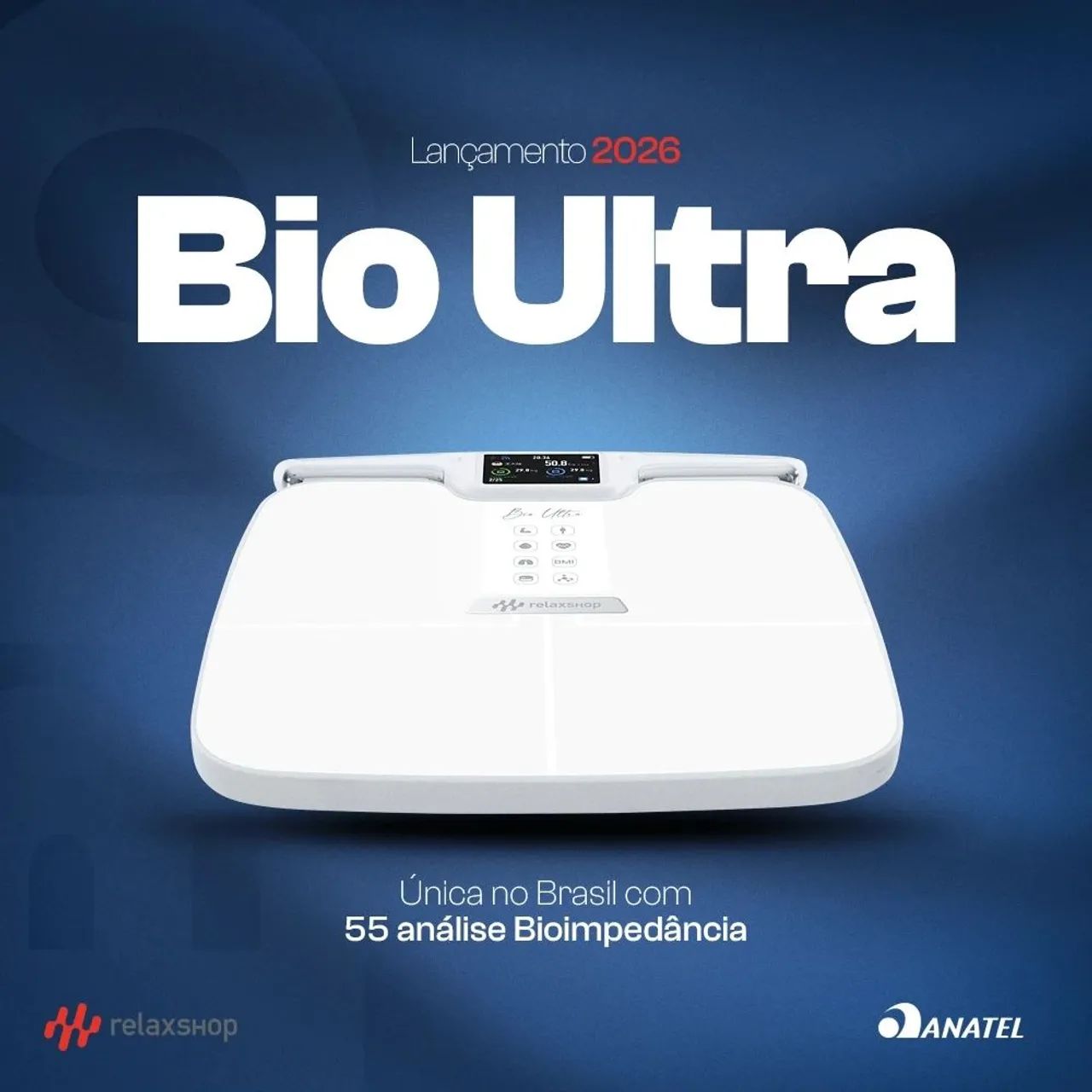Balança bio impedância 55 Análises Corporais Digital