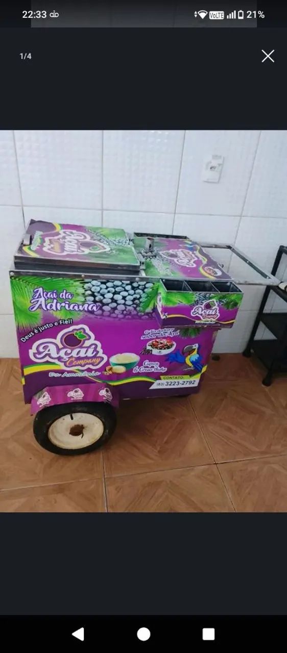 Carrinho de açaí  - Foto 2