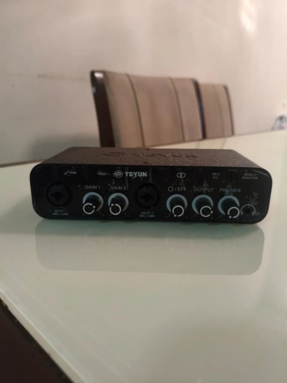 Interface de áudio usb Teyun q26 - Placa de áudio