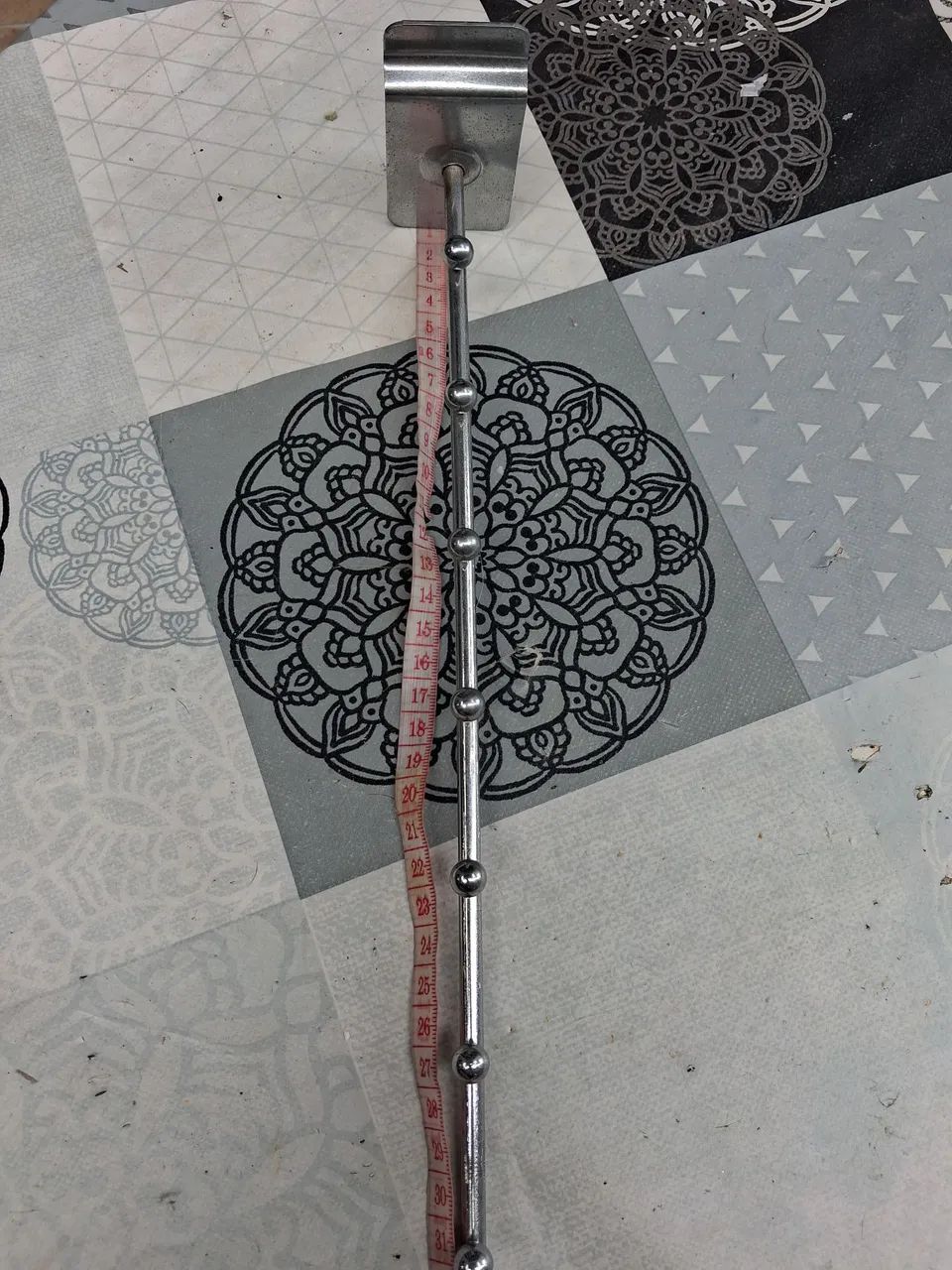 Rt Cabideiro Cromado Reto 30 CM - Foto 4