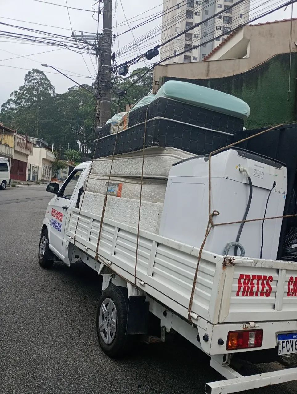 Frete de carreto no ABC e a baixada santista