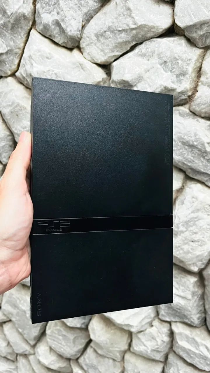 PS2 SLIM - COM ACESSORIOS ORIGINAIS - Foto 4
