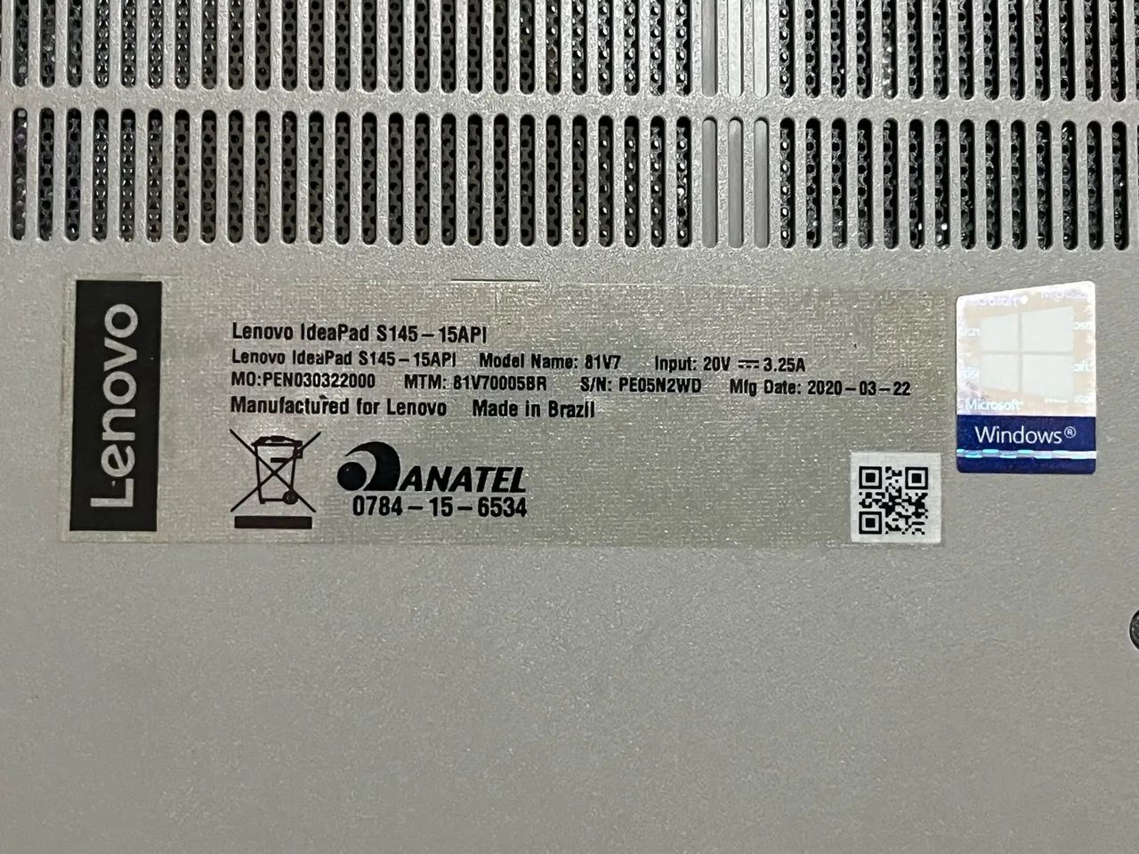 VENDE-SE NOTEBOOK LENOVO IDEAPAD S145 - Foto 4