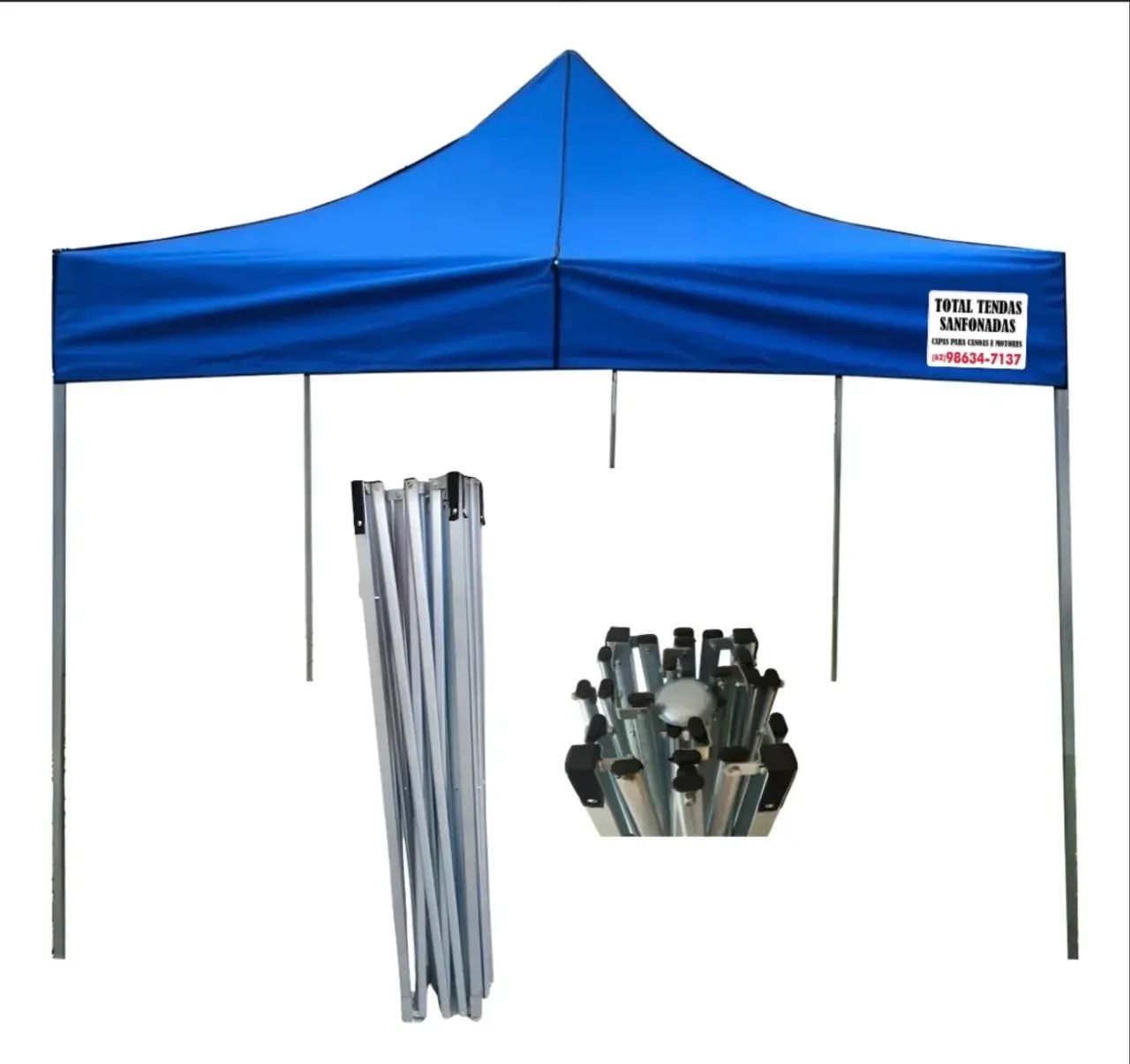 Tenda 3x3 lona de náilon 