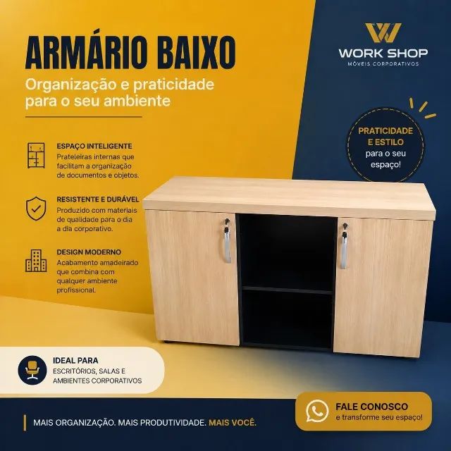 ARMÁRIO BAIXO - Foto 2