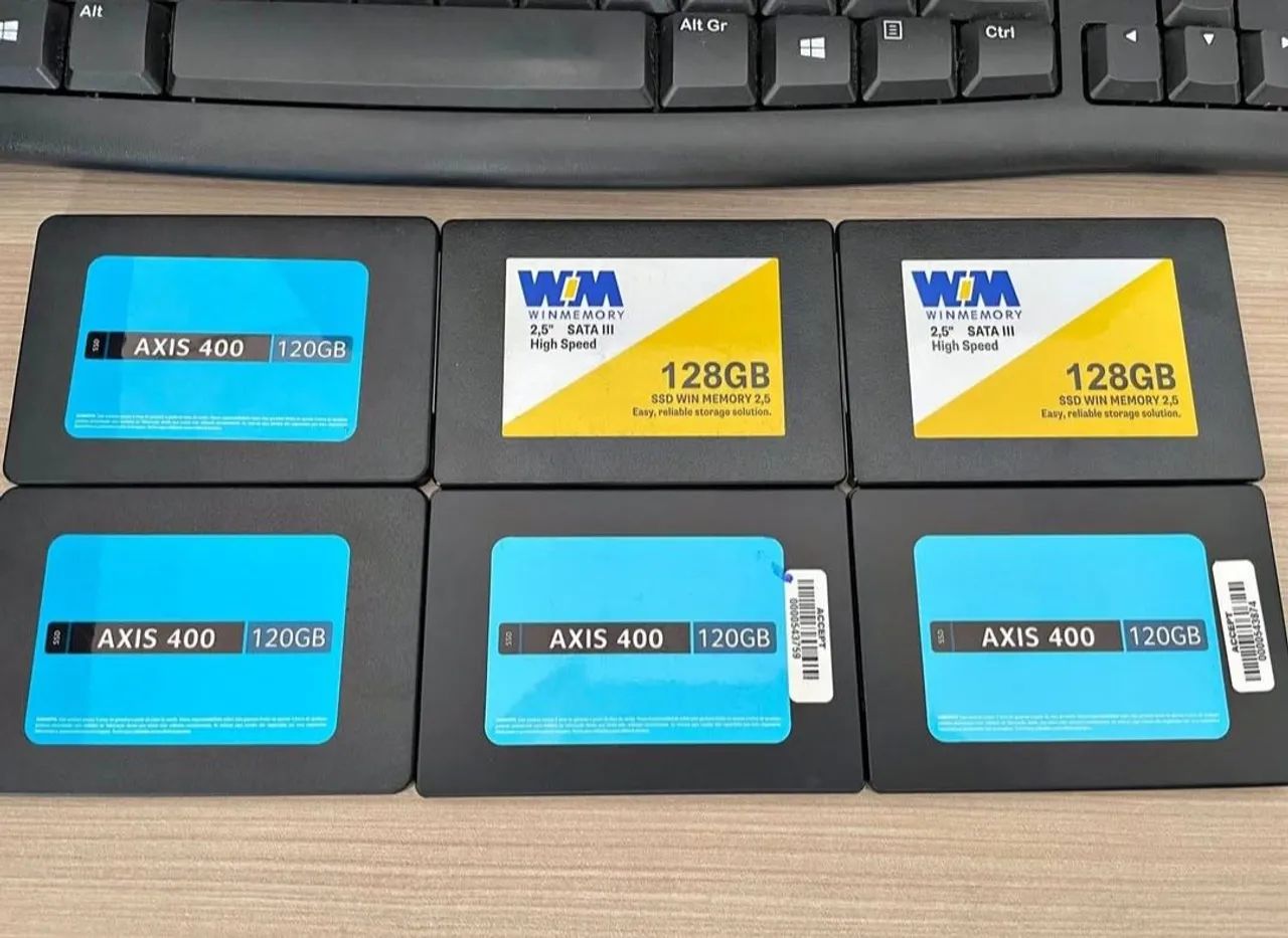 SSD 120GB SATA SAÚDE 100%