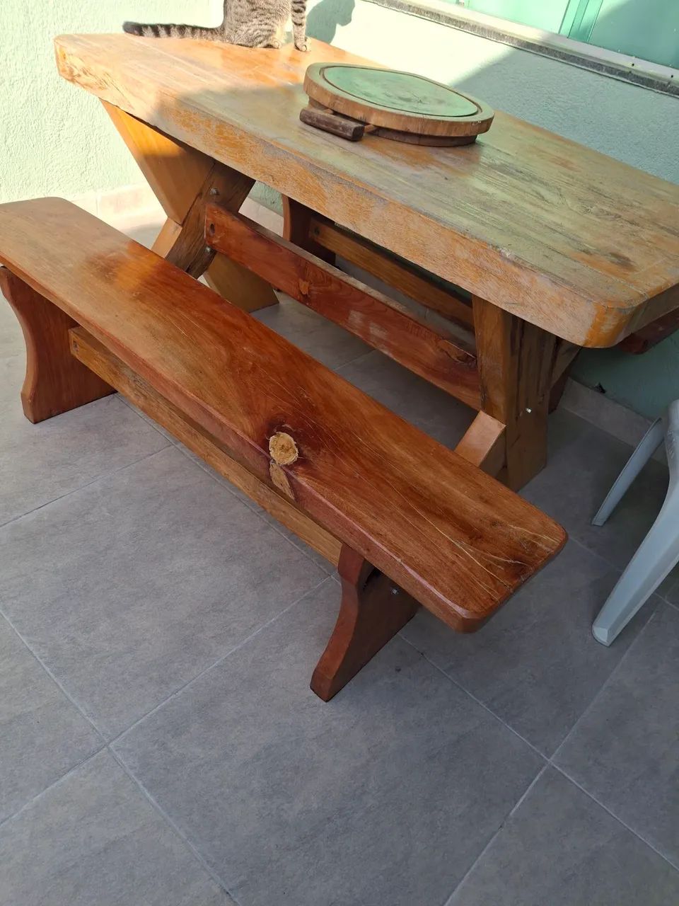 Mesa rústica 