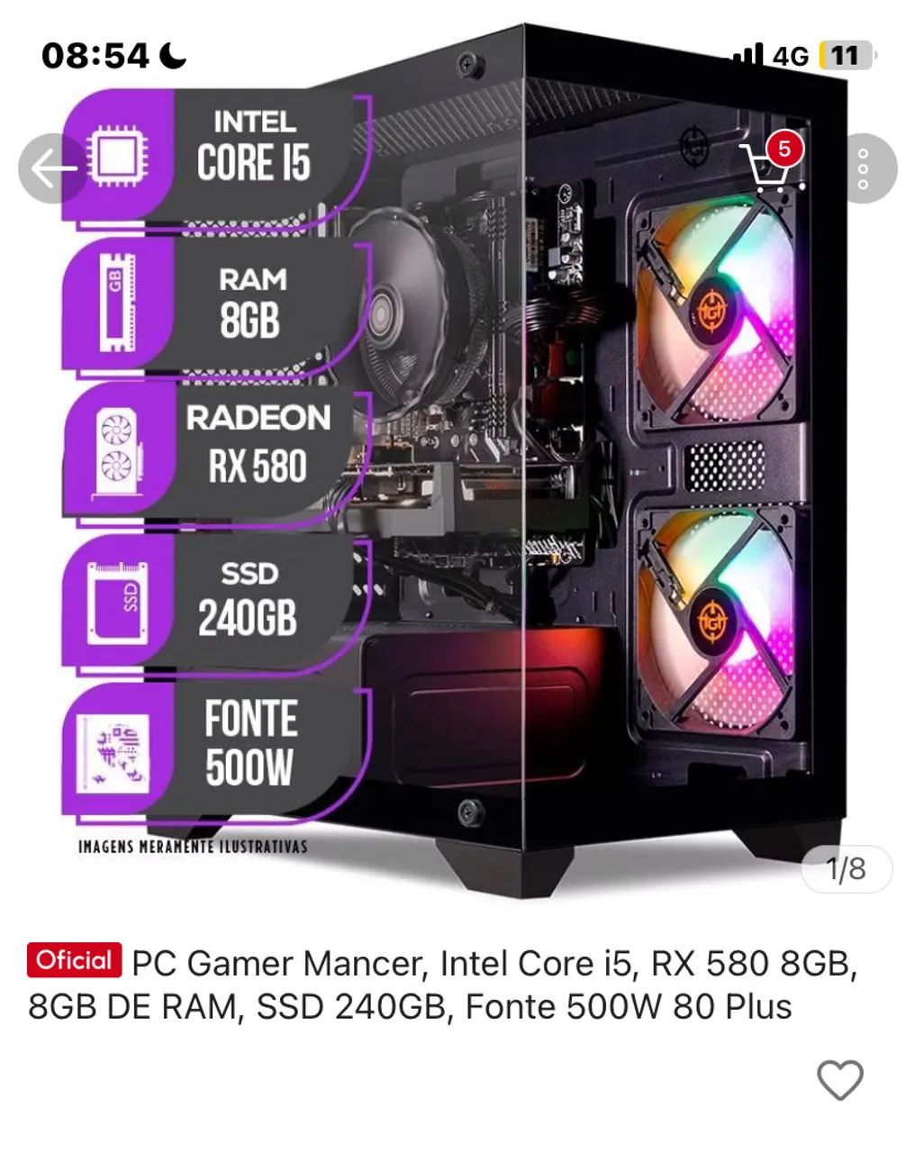 Pc gamer completo 