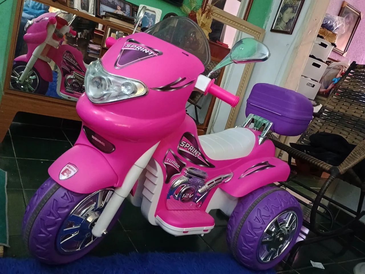 Moto elétrica infantil 12v - Foto 2
