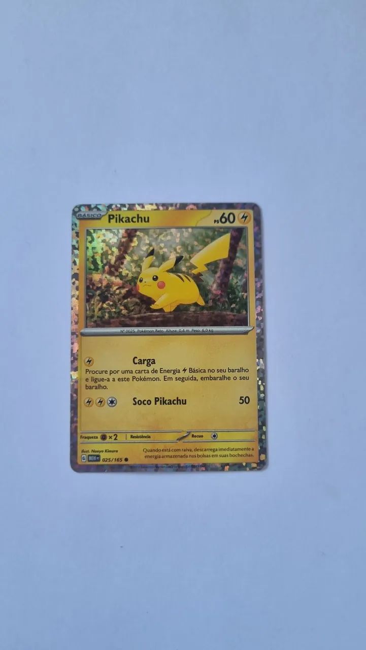 Carta Pokémon PIKACHU - ORIGINAL  - Foto 2