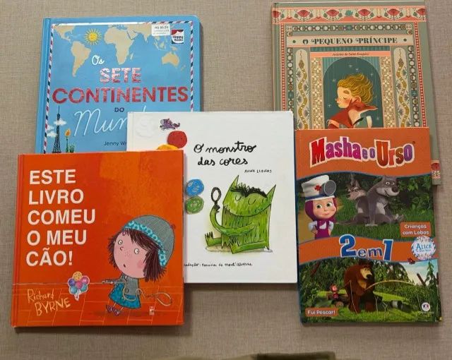 5 Livros Capa Dura
