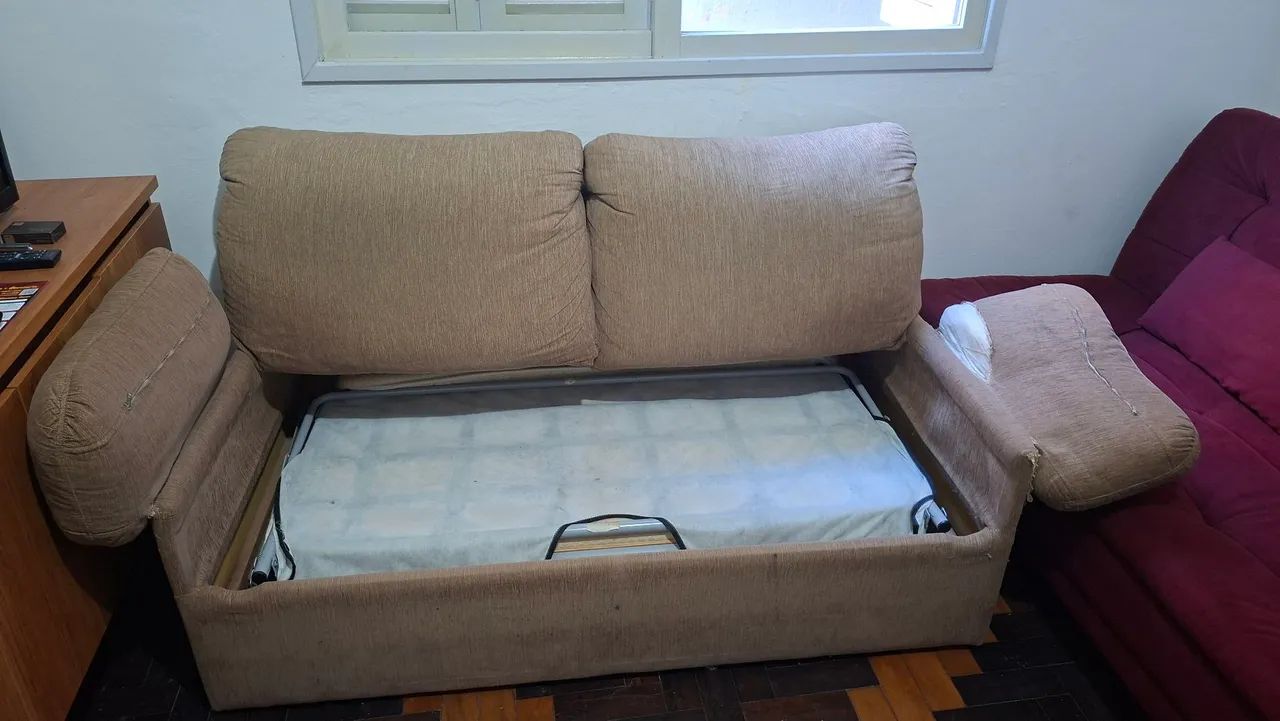 DOAÇÃO - Sofá cama - Foto 4