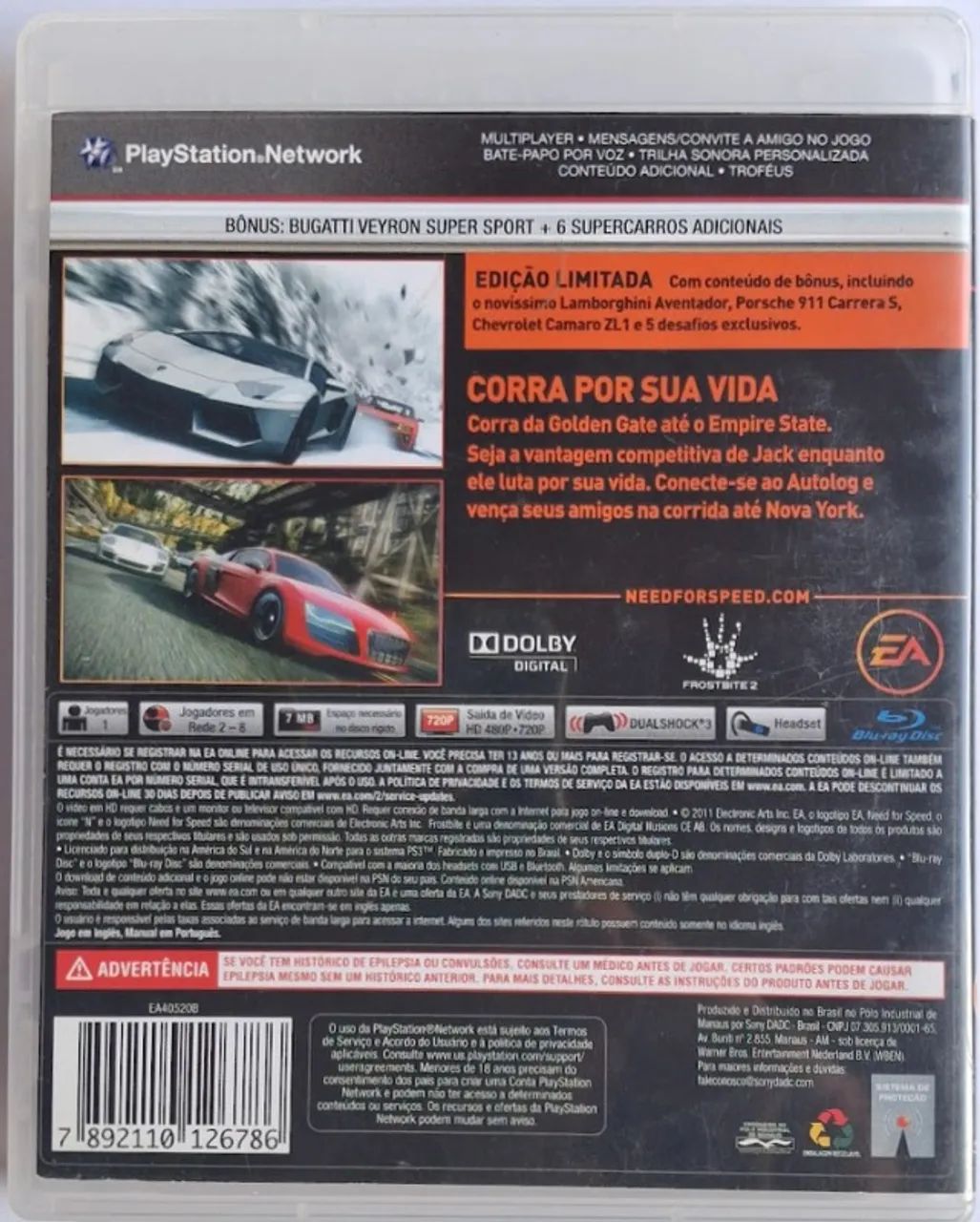 Need for Speed The Run - PS3 - Foto 2
