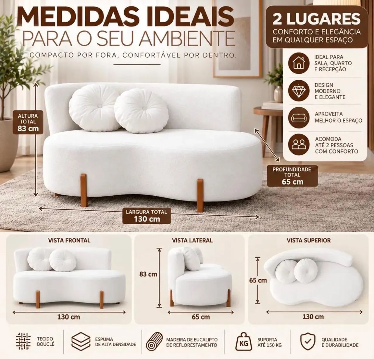 Mega mega promoção sofá orgânico 