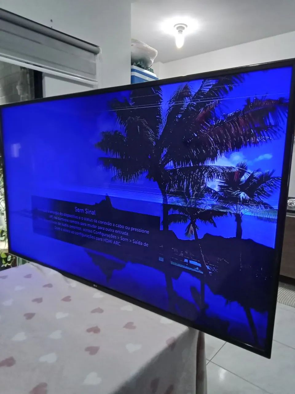 Tv Lg 60" com defeito