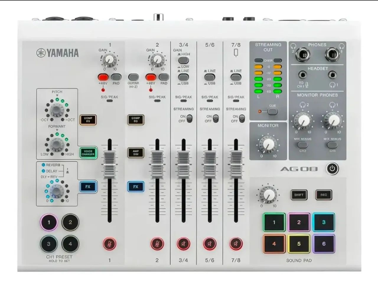 Mesa Streaming Yamaha Ag 08