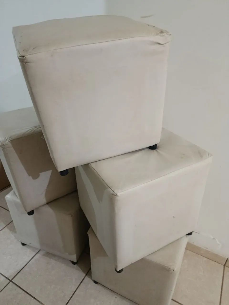 Pufes 5 unidades 