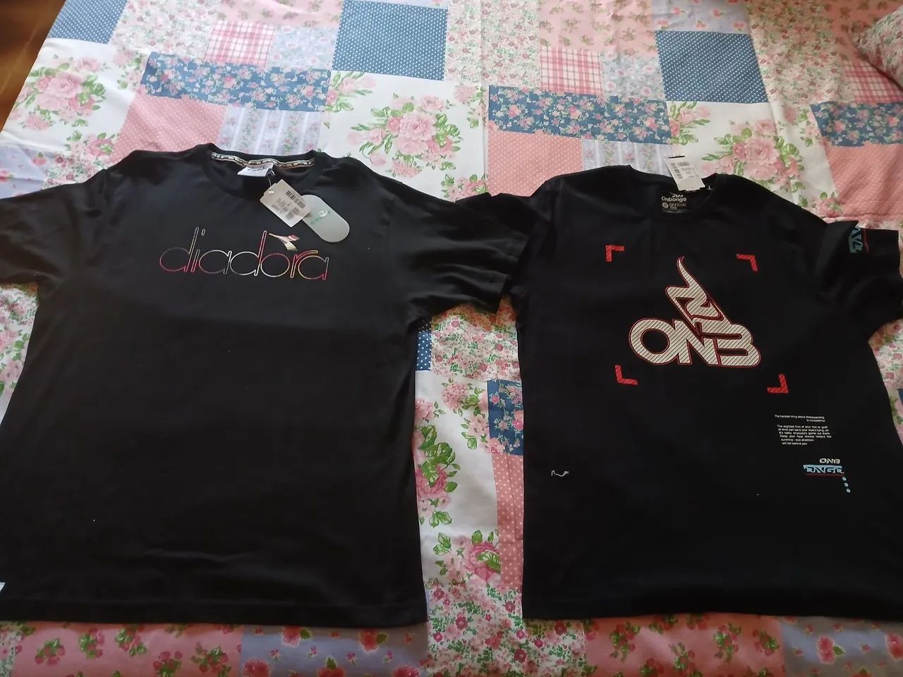 Camisetas Diadora e Onbongo G e GG novas