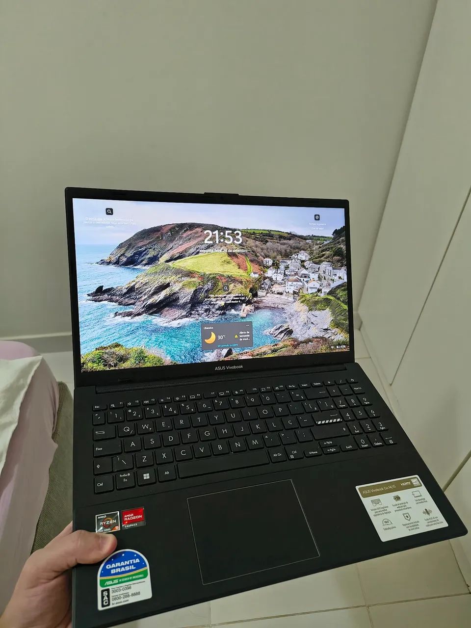 Notebook Asus VivoBook 15 - AMD Rayzen 7 5500U