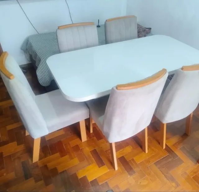 MESA DE JANTAR COM CADEIRAS - Foto 3