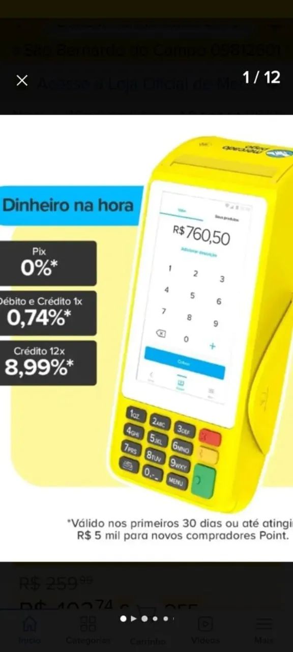 Maquininha de Cartão 