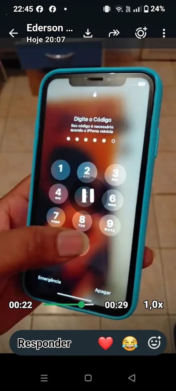 Vendo iPhone XR 10 tudo ok contato adzzap Aurélio * - Foto 3