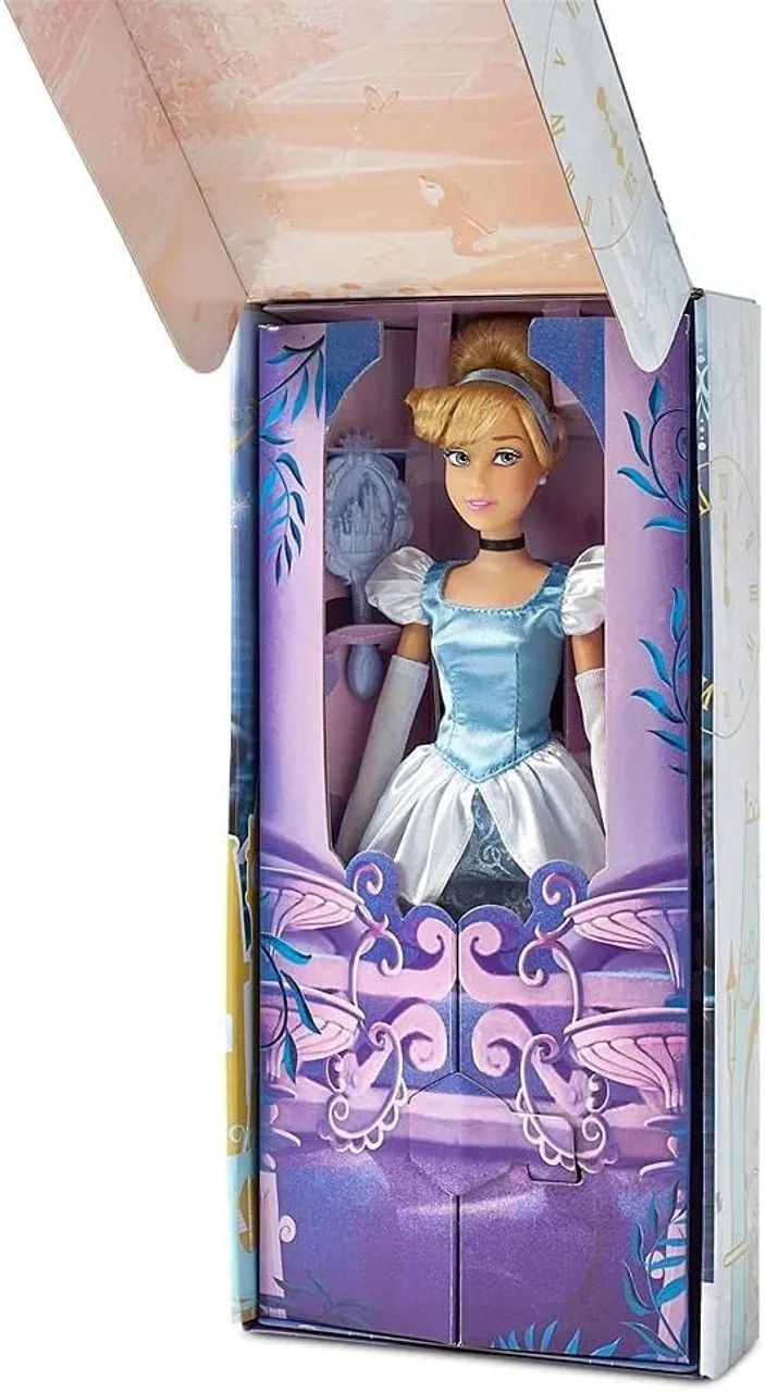 Boneca Clássica da Princesa Cinderela, Oficial da Disney Store, 28 cm - Foto 4