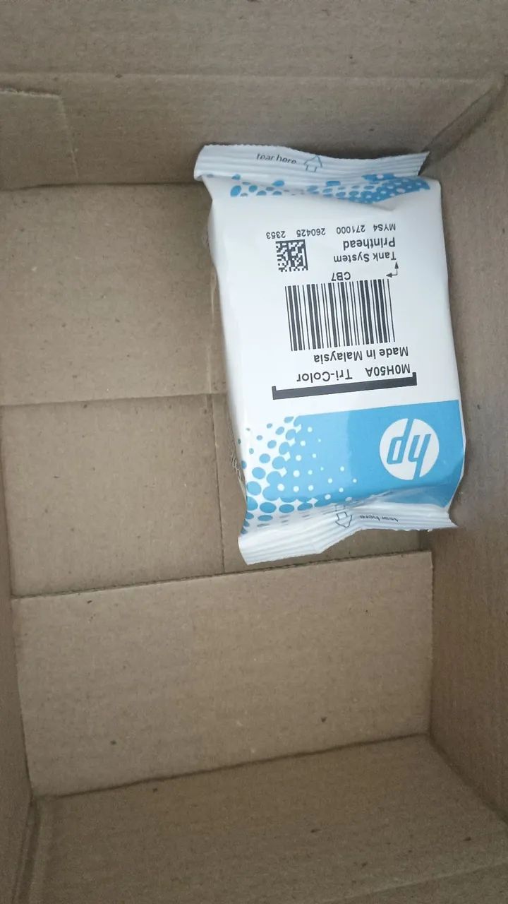 Cabeça de impressão HP M0H50A tricolor 