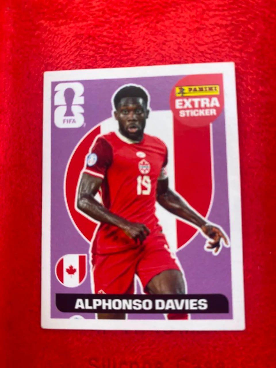 Vendo lada figurinha do Alphonso Davies regular 