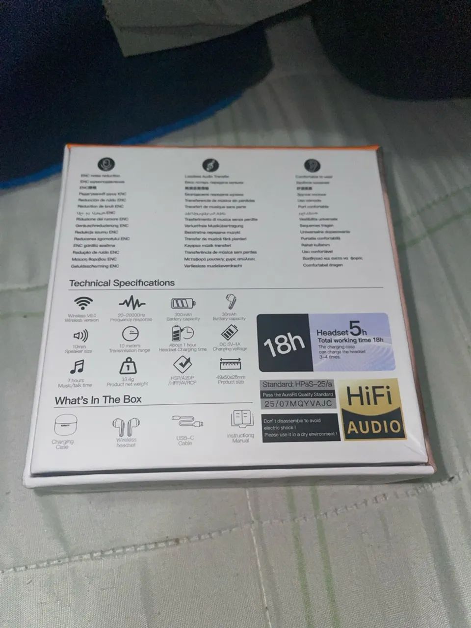 Fone Bluetooth AURAFIT - Foto 2