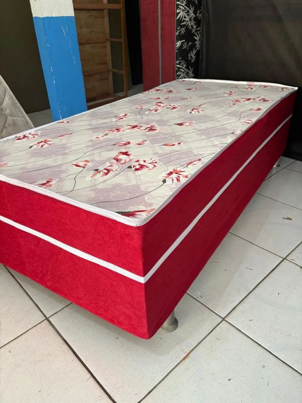 Cama de solteiro de espuma alta - Foto 2