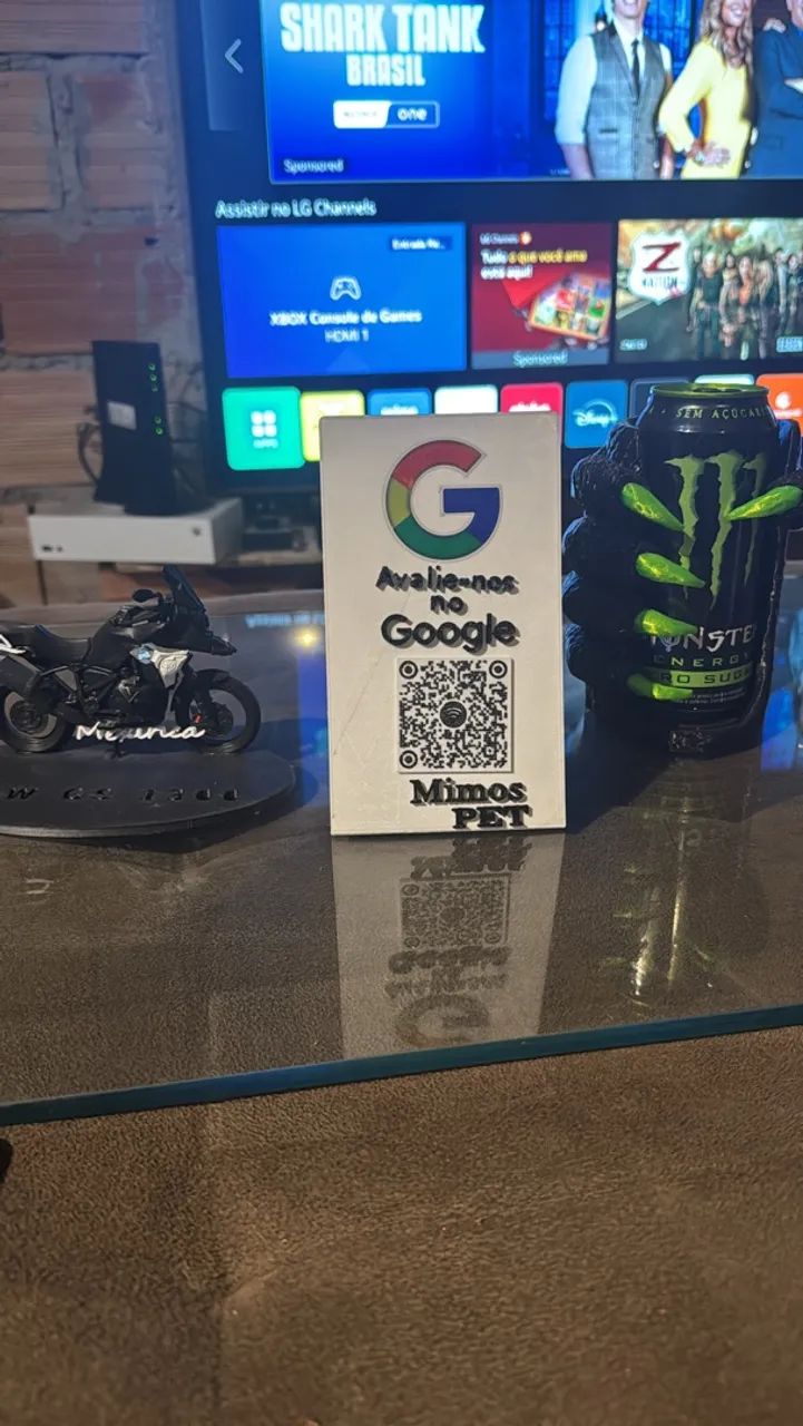 Placa de avaliação QR Code com seu logo  - Foto 2