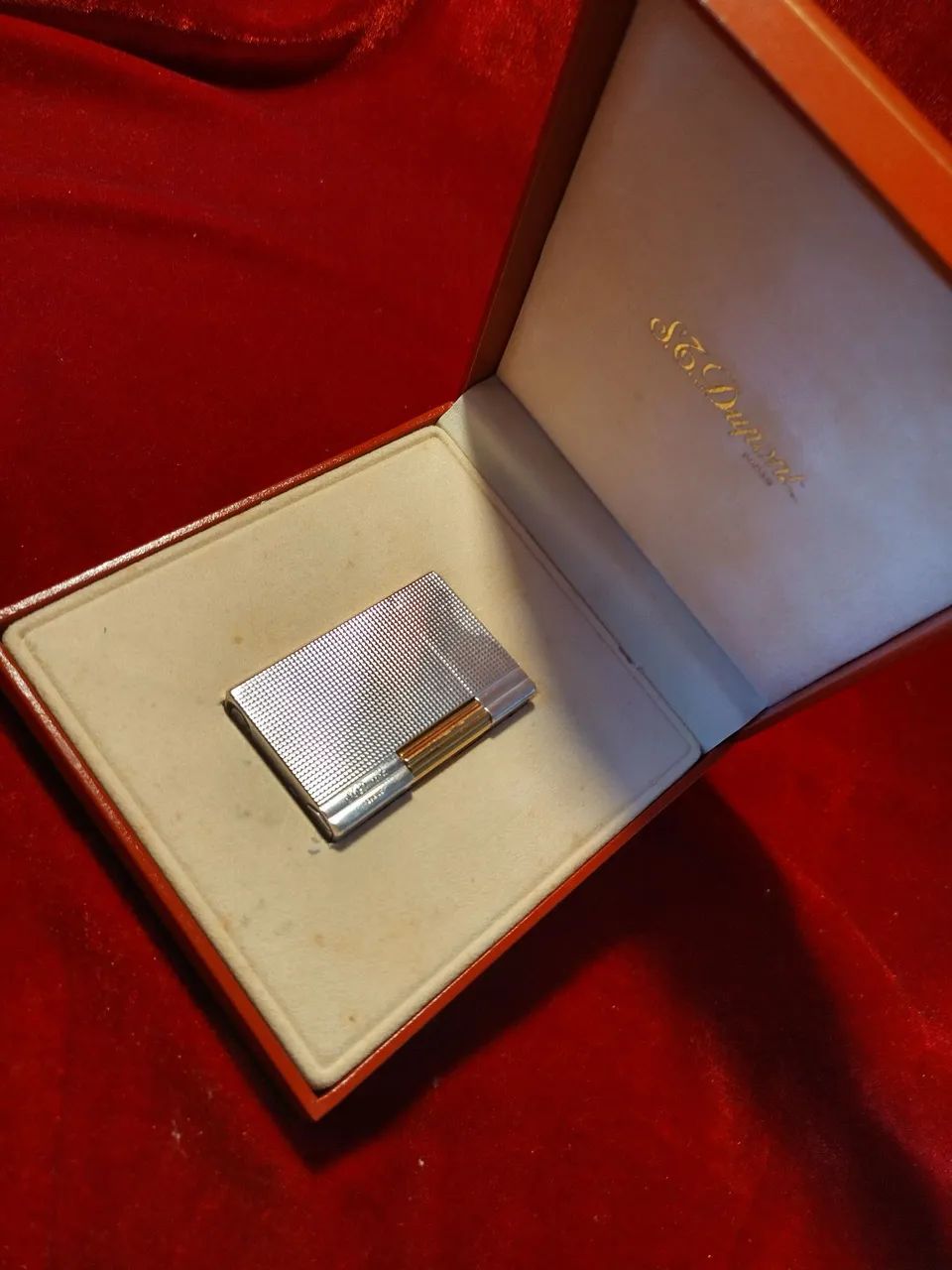 Isqueiro S.T. Dupont gatsby bicolor 