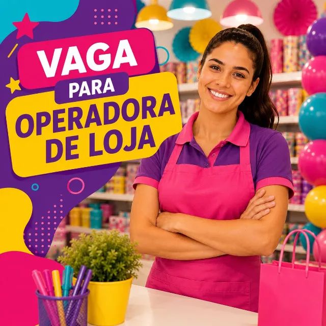 Oportunidade para Operadora de Loja