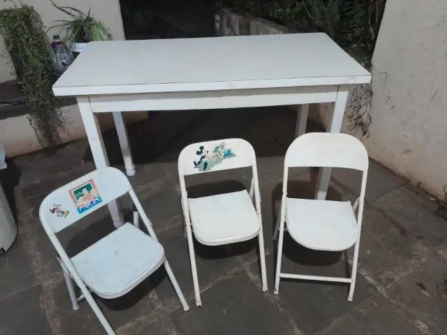 Cadeiras Infantis Dobráveis em Aço - Foto 2