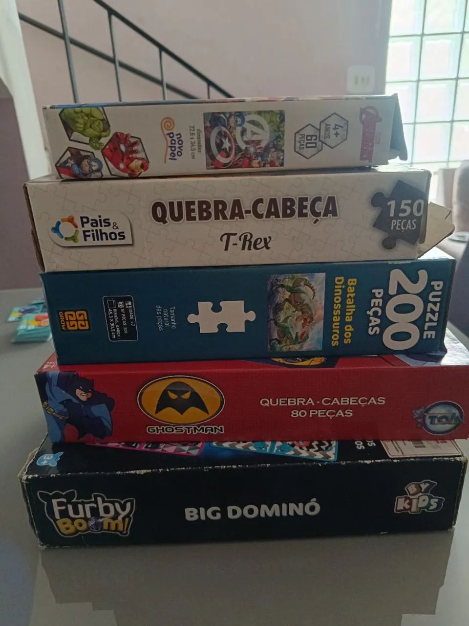 Kit  quebra cabeças infantil