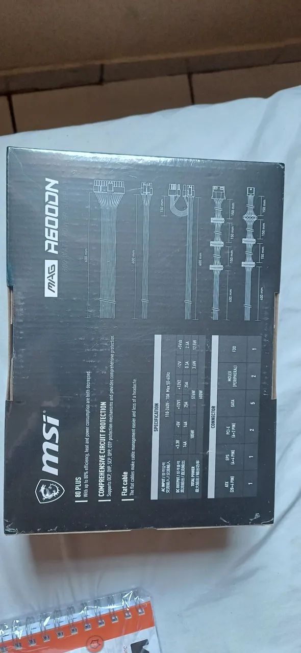 Fonte MSI MAG 600  - Foto 2