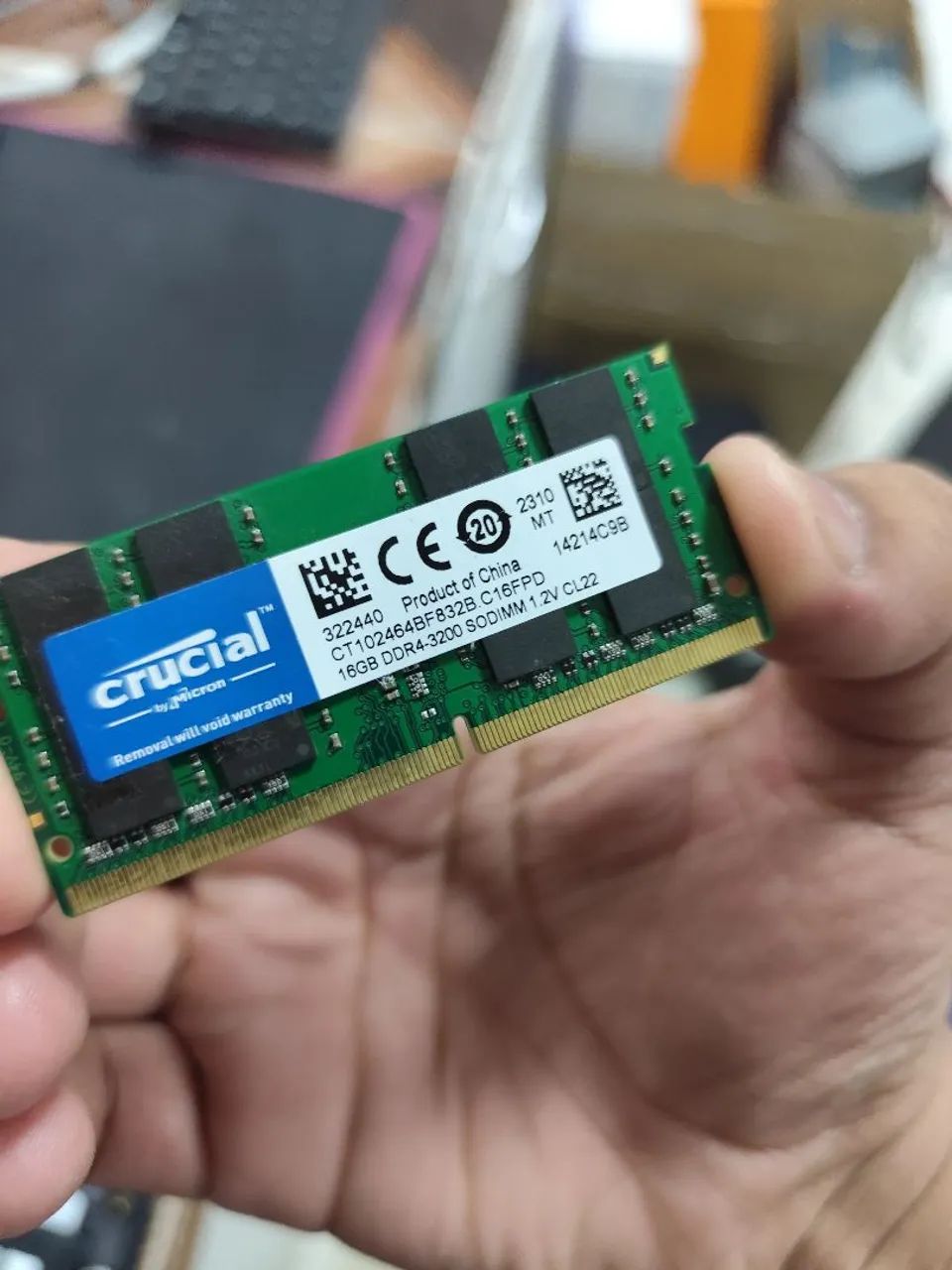 Memória ram 16gb ddr4 3200ghz