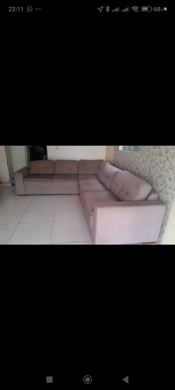 SOFA RETRÁTIL MUITO GRANDE 
