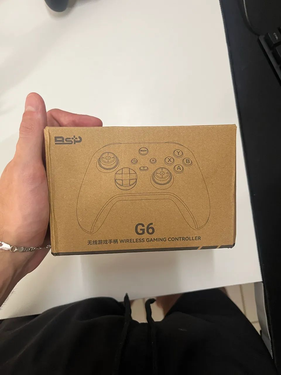 Controle BSP G6 Branco Sem Fio Bluetooth 5.3 | Hall Effect | PC, Switch, Android e iOS - Foto 2